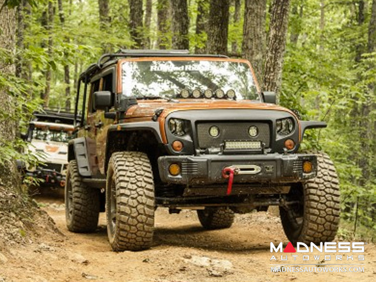 Jeep Wrangler JK/JKU Spartacus Stubby Bumper - Black